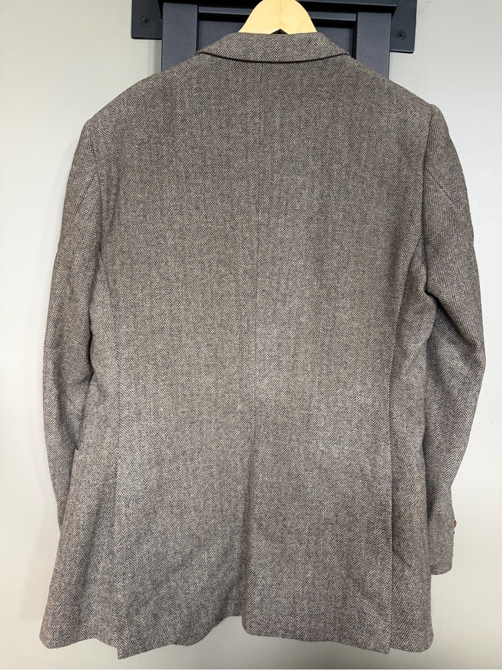 Vintage Yves Saint Laurent Pour Homme Wool Herringbone Blazer Men’s 42 - Picture 10 of 12